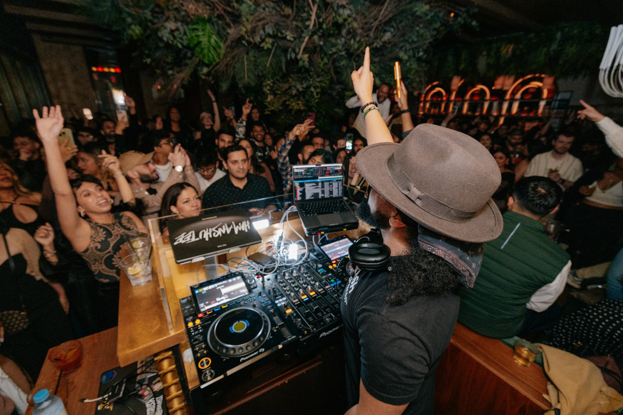 Packed intimate venue